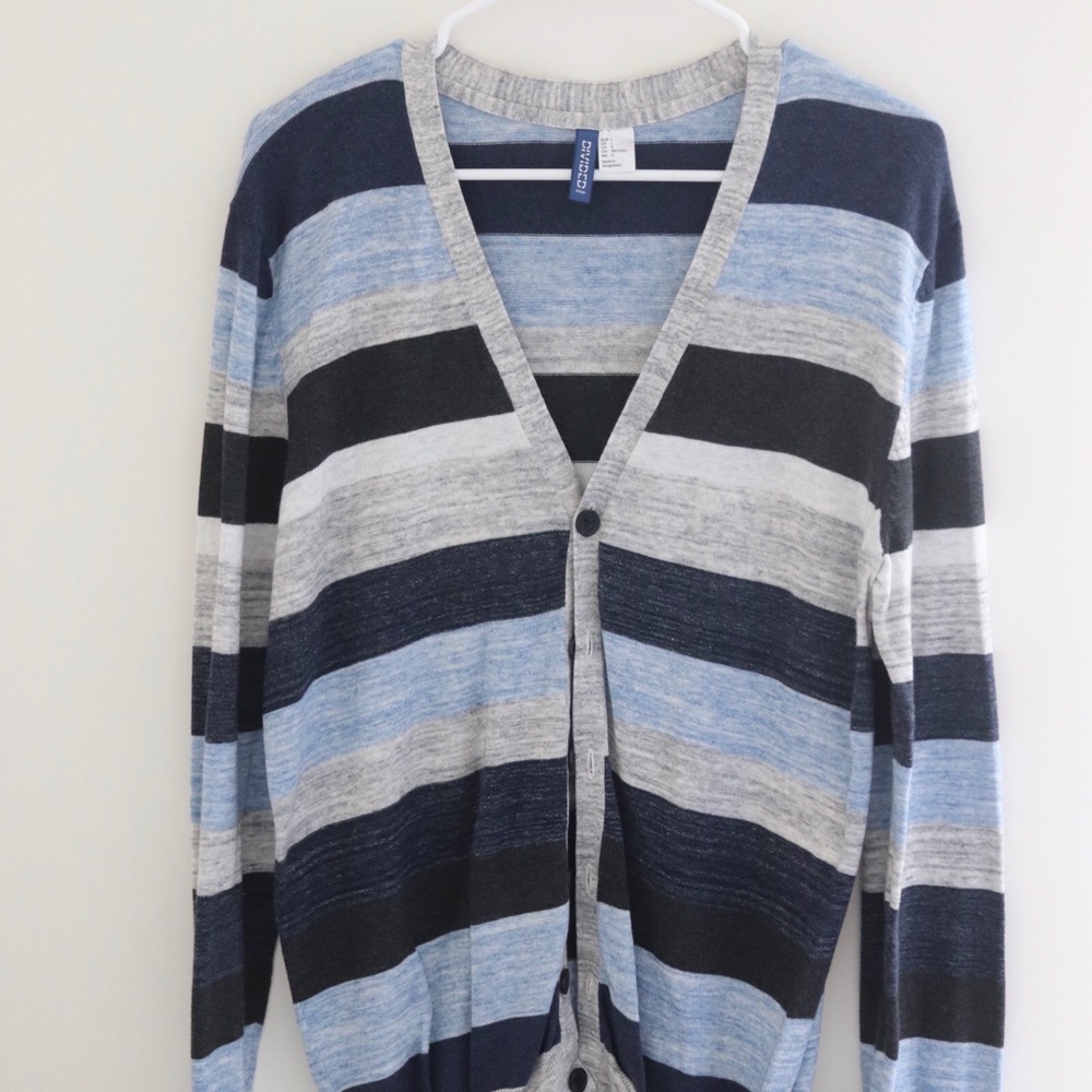 Men’s Striped Cardigan